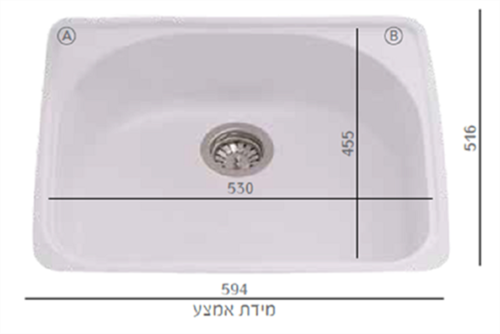 כיור מטבח דגם כרמל מבית : SCHOCK - גרמניה