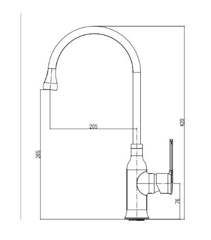 סיון אופיר ברז גבוהה גוון ברונזה מקט 1095YB