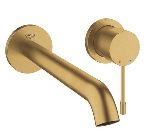 חלק חיצוני לברז קיר GROHE סדרת אסנס דגם 19967GN1 זהב מוברש
