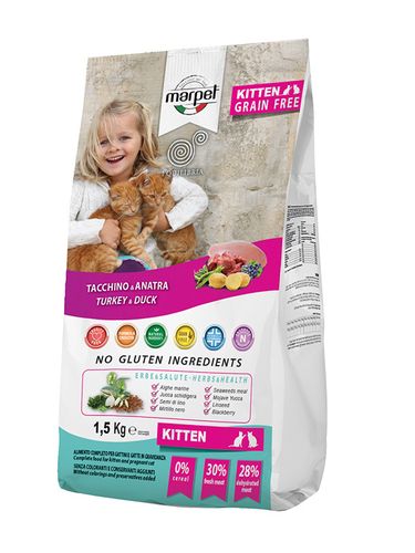מזון יבש אקוליבריה חתולי גורים ומניקות 1.5 ק״ג מזון מותאם לחתולות וגורים