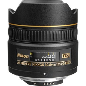 עדשת עין הדג Nikon AF DX Fisheye-Nikkor 10.5mm f/2.8G ED יבואן רשמי