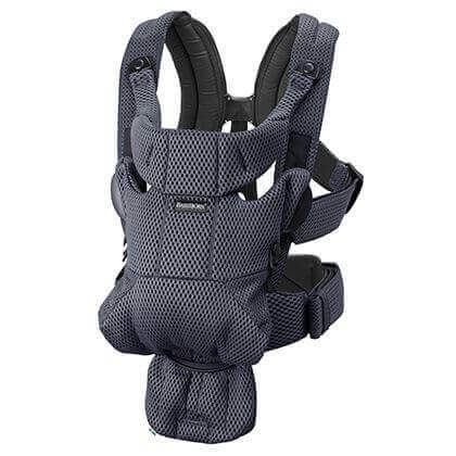 מנשא תינוק Baby Bjorn Move עם ריפוד 3D MESH בד מש בצבע ANTHRACITE