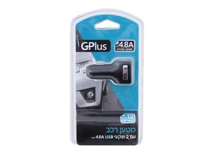 מטען לרכב מהיר USB כפול GPlus 4.8A