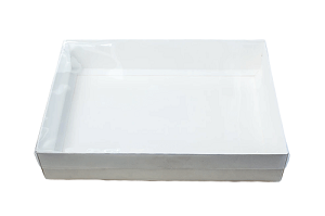 קופסאת קרטון חצי שקופה 30X43X8 ס