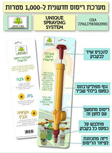 מערכת ראש מרסס לבקבוק