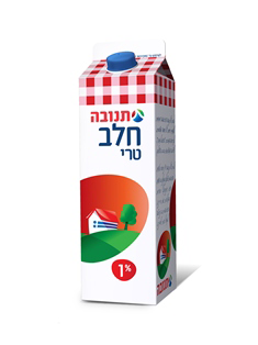 חלב 1%- תנובה (1 ליטר)