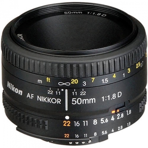 עדשת פריים Nikon AF Nikkor 50mm f/1.8D יבואן רשמי