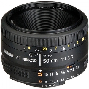 עדשת פריים Nikon AF Nikkor 50mm f/1.8D יבואן רשמי