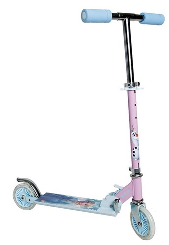 קורקינט לילדים מתקפל עם ידית מתכווננת לגילאי 3-8 שנים - פרוזן Frozen