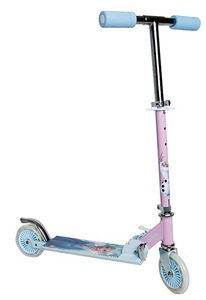 קורקינט לילדים מתקפל עם ידית מתכווננת לגילאי 3-8 שנים - פרוזן Frozen