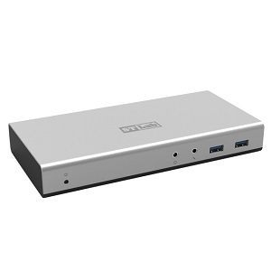 תחנת עגינה   ST-Labs USB3.0 Hub+HDMI+DVI+Giga LAN Docking Station
