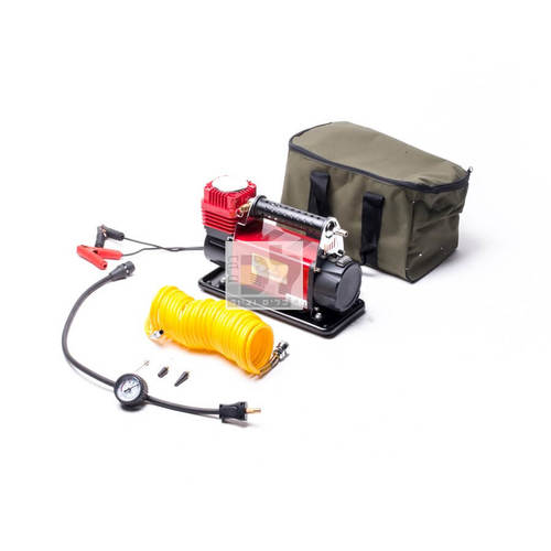 מדחס אויר 12V אדום ספיקה כפולה ראש גדול