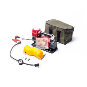 מדחס אויר 12V אדום ספיקה כפולה ראש גדול
