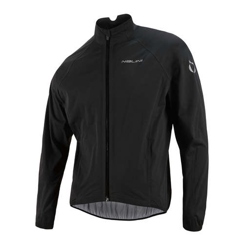 מעיל רכיבה נגד גשם ורוח Acqua Jkt 2.0 שחור אלסטי ומתקדם
