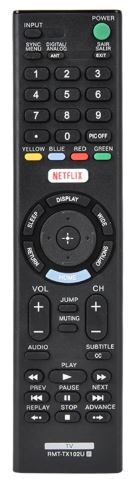 שלט תואם אוניברסלי לטלוויזיה חכמה סוני SONY SMART TV