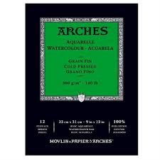בלוק נייר 100%כותנה ARCHES  21X29,7