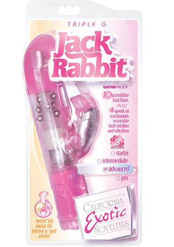 ויברטור מאלץ אורגזמה Jack Rabbit  פרימיום מבית יצרנית אביזרי המין האמריקאית California Exotics 