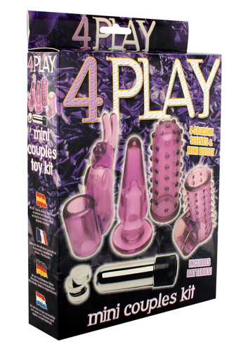 4Play - ויברטור עם ארבעה הלבשות שונות מבית היצרן הוותיק  Seven Creations 