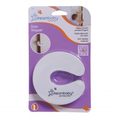 זוג מעצורים לדלת Dreambaby מעצור ספוג המונע את טריקת לדלת