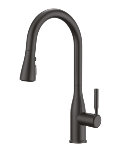 ברז MYUBI נשלף מומנטו שחור מט