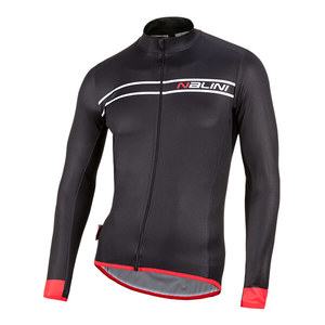 חולצה טרמית לרכיבת אופניים לגברים Sinello Warm Jersey שחור
