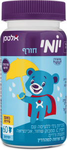 יומי חורף בטעם פירות 60 דובונים אלטמן Yomi Winter Fruit Flavoured 60 ea Altman