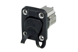 NE8FDX-Y6-W  מחבר RJ45 לפאנל Neutrik IP65