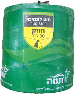 חוט תמיכה שחור 3100 מטר - חוזק קריעה 90 ק"ג