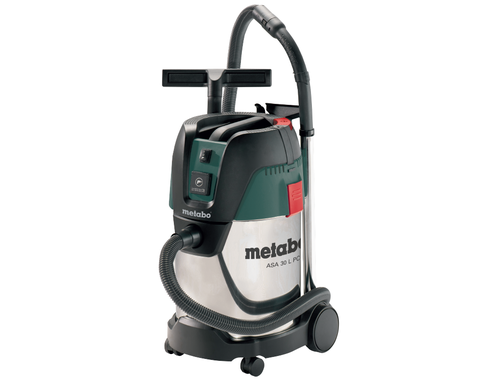 שואב אבק תעשייתי רטוב/יבש מיכל נירוסטה METABO ASA 30 L PC