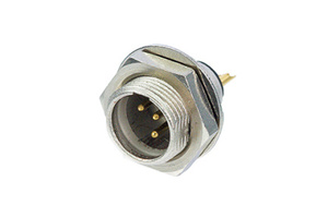 RT5MPR מחבר / קונקטור לפאנל 5 פין מיני XLR זכר עם נעילת הברגה Neutrik Rean Rean by Neutrik