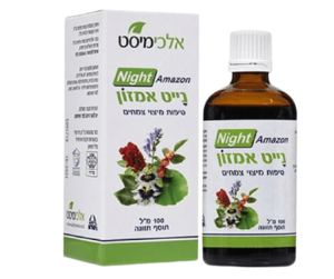 נייט אמזון מבית אלכימיסט | מכיל 100 מ”ל תמציות צמחים | טבע זול