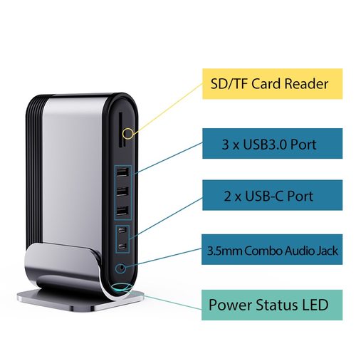 Baseus 17 in 1 WorkStation Multifunctional Type-C HUB Adapter