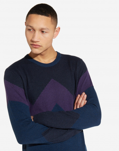 סריג רנגלר גברים -Wrangler W CREW KNIT 