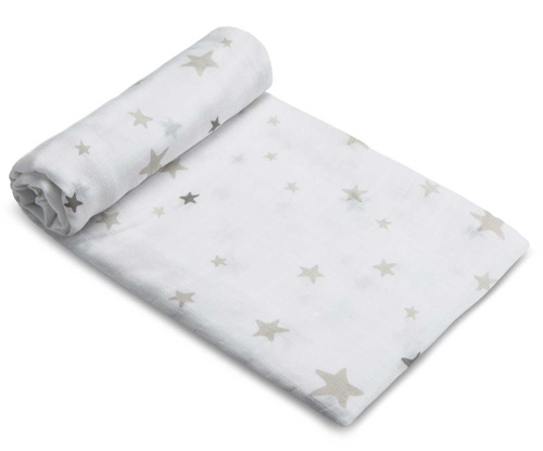 חיתול במבוק 1 יח' - כוכבים קטנים אפורים