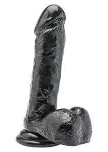 דילדו שחור איכותי גודל 18 ס"מ ToyJoy - Dildo Get Real 7 Inch