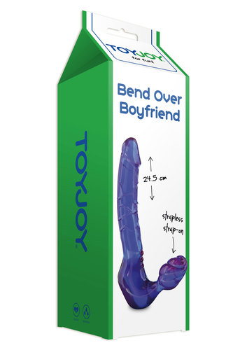 דילדו כפול ללא רתמה Toy Joy - Bend Over Boyfriend