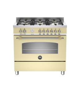 ‏תנור משולב כיריים Bertazzoni HER90 6MFE ברטזוני