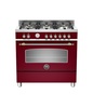 ‏תנור משולב כיריים Bertazzoni HER90 6MFE