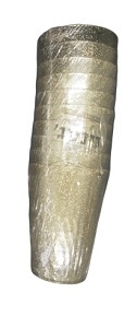 כוסות פלסטיק וינטג כסף  נצנצים 10 יחידות 