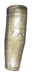 כוסות פלסטיק וינטג' זהב נצנצים 10 יחידות