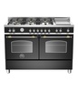 ‏תנור משולב כיריים Bertazzoni HER120 6G MFE D