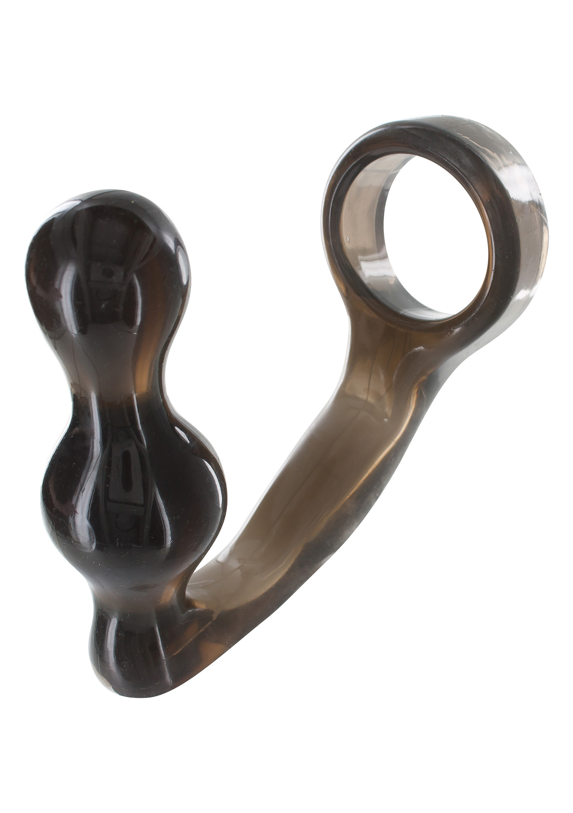 טבעת זקפה עם פלאג אנאלי Plug & Penisring