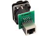 NE8FDP-B מחבר RJ45 הזנה אחורית - שחור  NEUTRIK