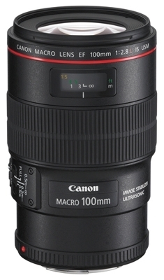 עדשה Canon EF 100mm f/2.8L Macro IS USM יד שניה / מתצוגה 
