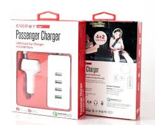 מטען לרכב 6 יציאות חזק במיוחד ENERGY Passenger QC-0219