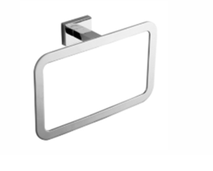 טבעת למגבת ניקל מבריק סדרת SQUARE דגם 5960