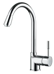 ברז פיה קבועה גבוה למטבח ניקל ורד 1223