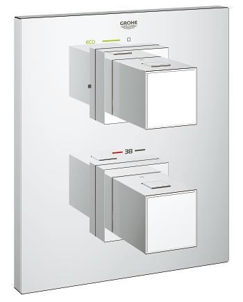 כיסוי חיצוני 3 דרך 19959000 GROHTHERM CUBE כרום GROHE