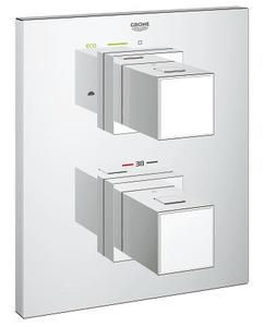 כיסוי חיצוני 4 דרך 19958000 GROHTHERM CUBE כרום GROHE