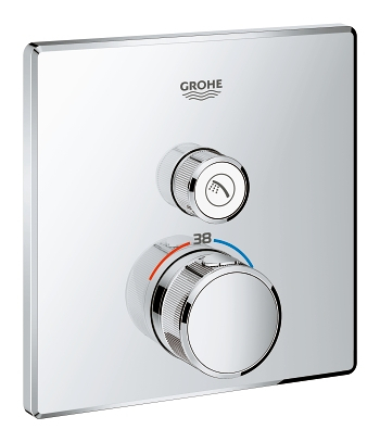 כיסוי חיצוני 3 דרך 29123000 GROHTHERM SMARTCONTROL כרום GROHE